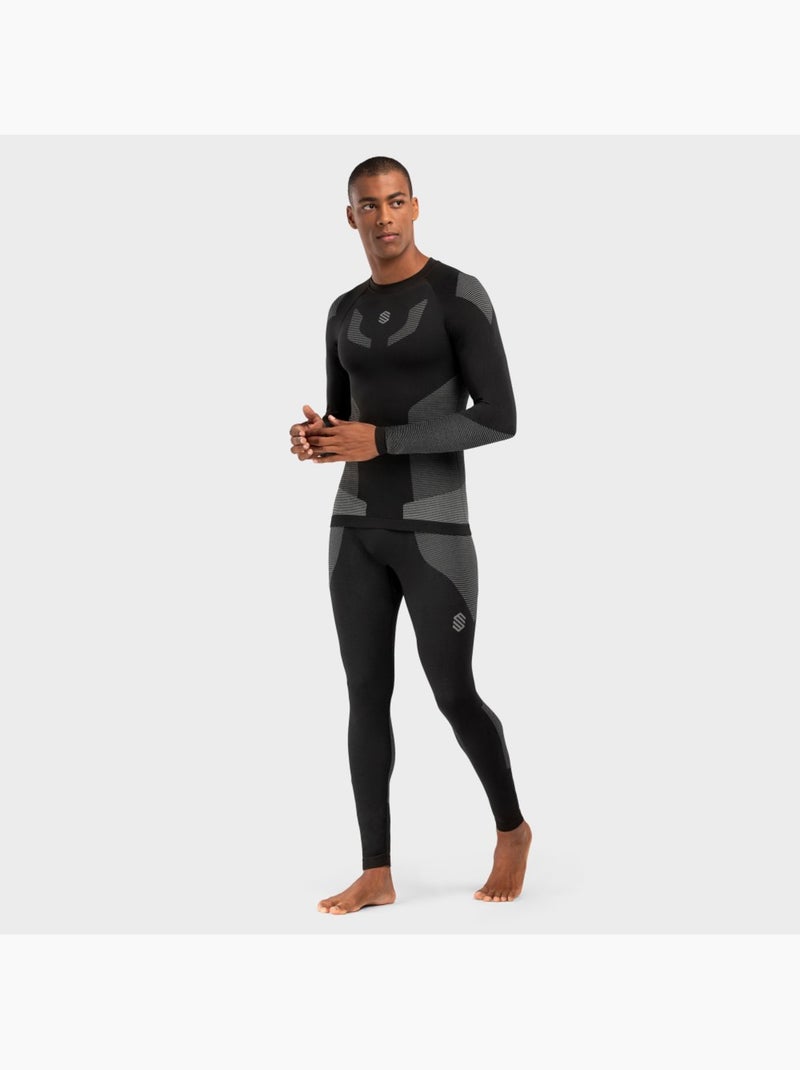 Sous-maillot de compression homme sports d'hiver homme snow dune Noir - Kiabi