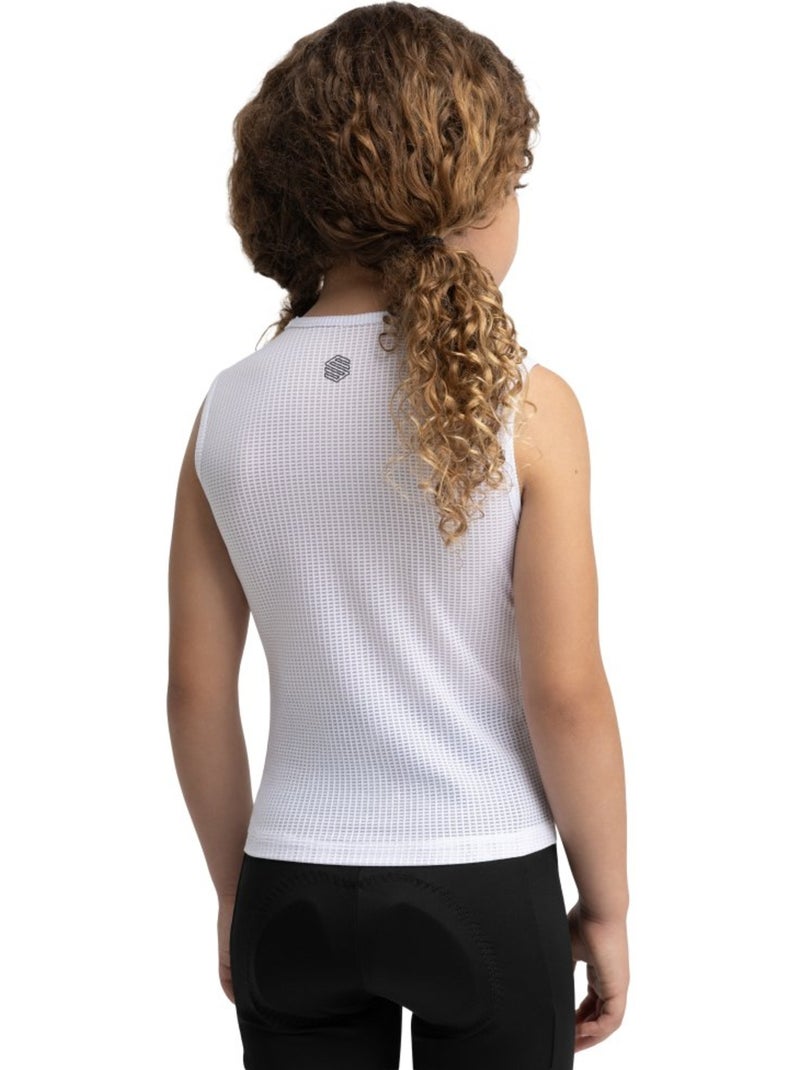 Sous-maillot vélo fille cyclisme enfants k-core chat Blanc - Kiabi