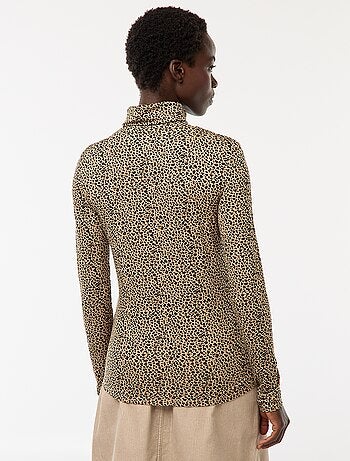 Sous-pull à col roulé et manches longues