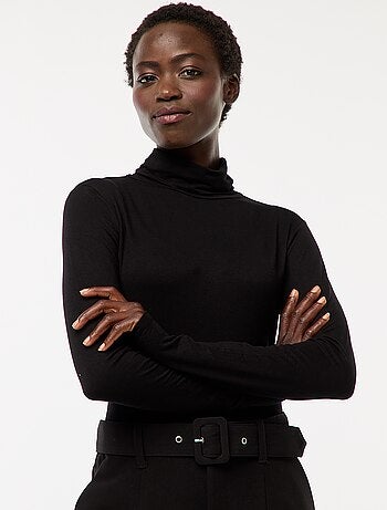 Sous-pull à col roulé et manches longues