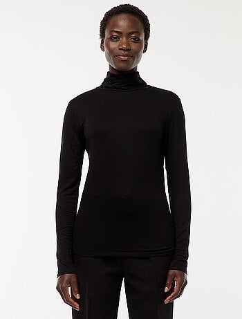 Sous-pull à col roulé et manches longues