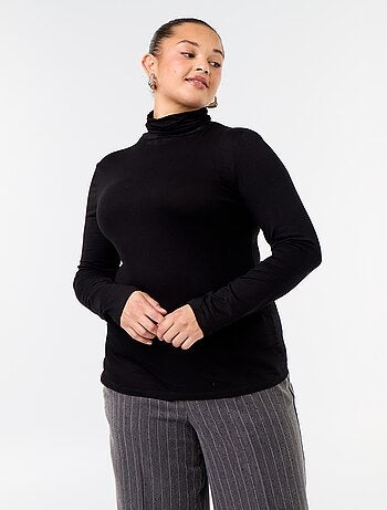 Sous-pull à couleur unie