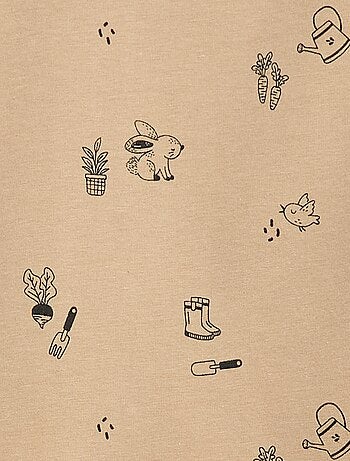 Sous-pull avec col montant à motif