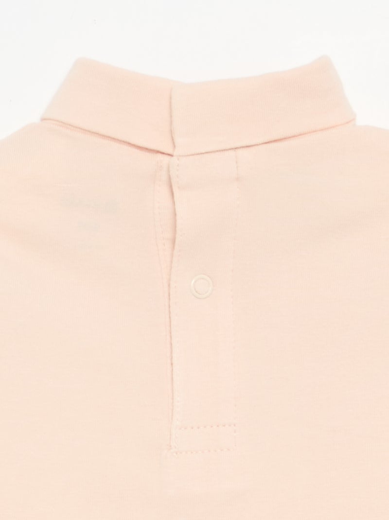 Sous-pull avec nœud animé Rose - Kiabi