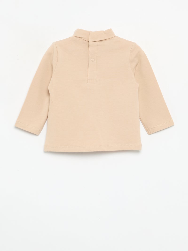 Sous-pull avec nœud animé Rose - Kiabi