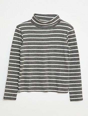 Sous-pull col roulé à rayures