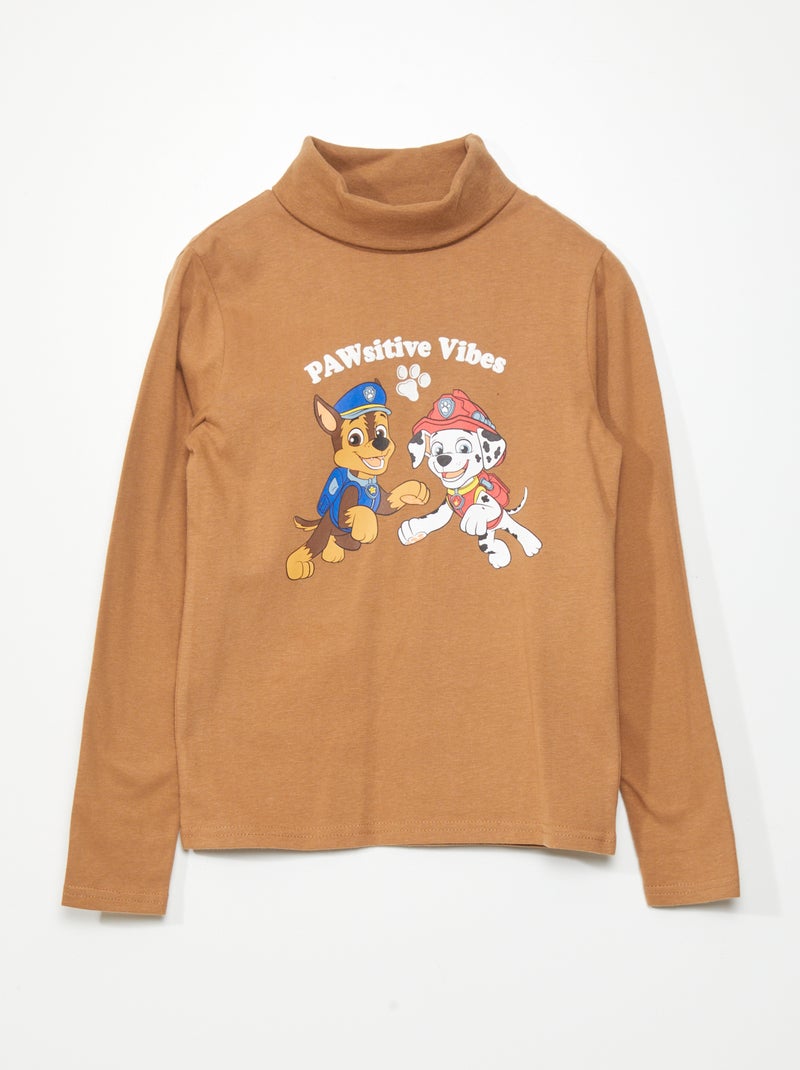 Sous-pull en jersey 'Pat'Patrouille' Camel - Kiabi