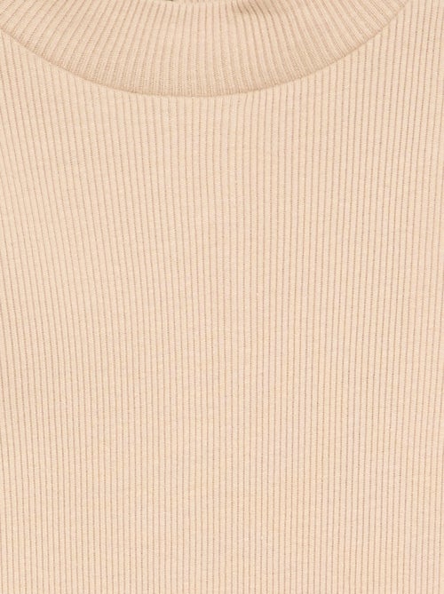 Sous-pull en maille côtelée - Kiabi