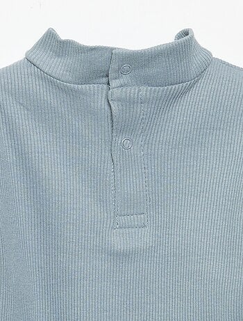 Sous-pull en maille côtelée