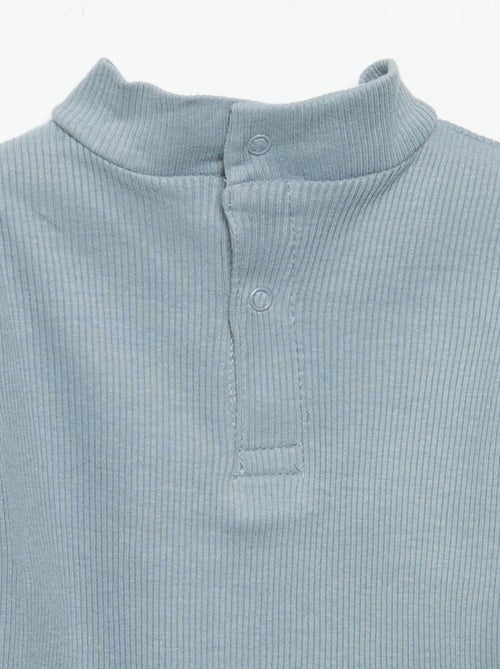 Sous-pull en maille côtelée - Kiabi