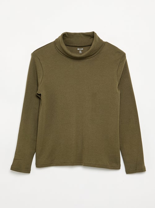 Sous-pull en maille côtelée - Kiabi Sous-pull en maille côtelée - Kiabi