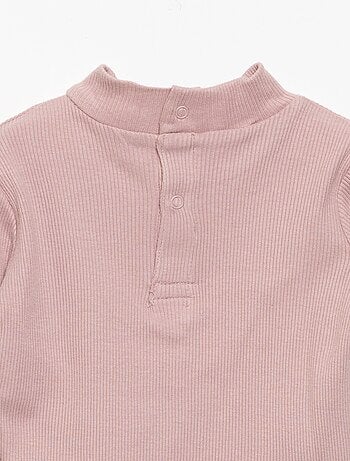 Sous-pull en maille côtelée