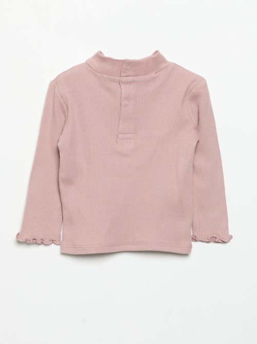 Sous-pull en maille côtelée - Kiabi