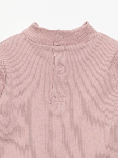 Sous-pull en maille côtelée - Kiabi