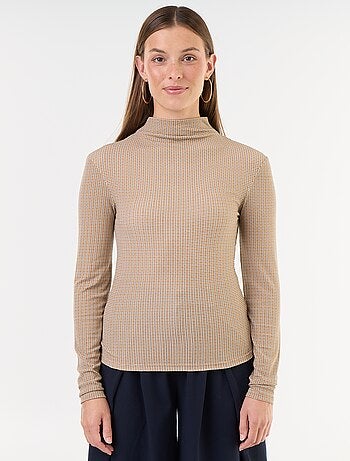 Sous-pull stretch à col roulé