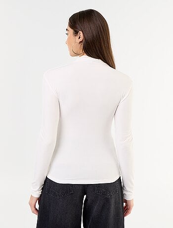 Sous-pull stretch à col roulé