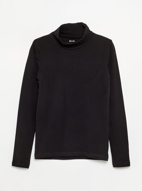 Sous-pull uni à col roulé - Kiabi
