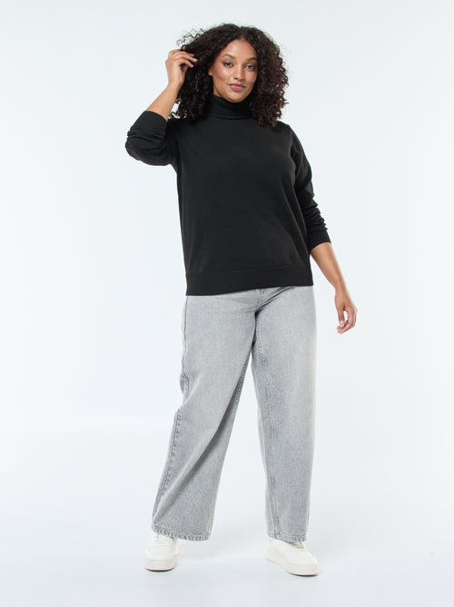 Sous-pull uni avec col roulé - Kiabi