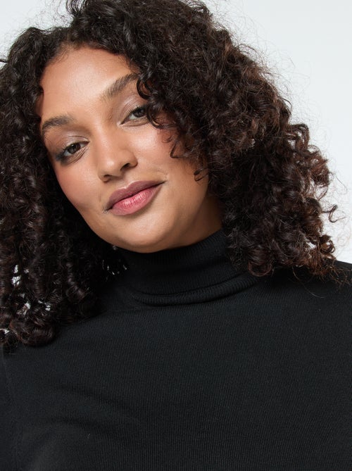 Sous-pull uni avec col roulé - Kiabi