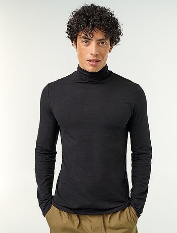 Sous-pull uni col roulé