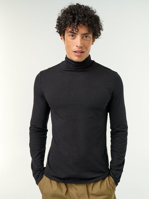 Sous-pull uni col roulé - Kiabi