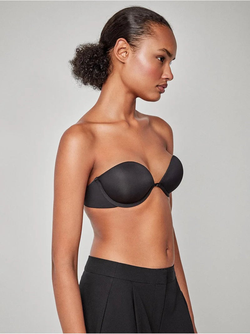 Soutien-gorge amovible décolleté extrême 50 positions Noir - Kiabi