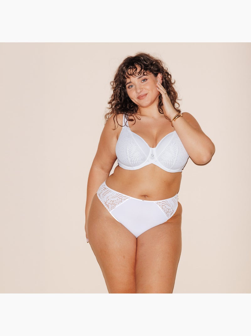 Soutien-gorge ampliforme isabelle+ - rougegorge lingerie Blanc - Kiabi