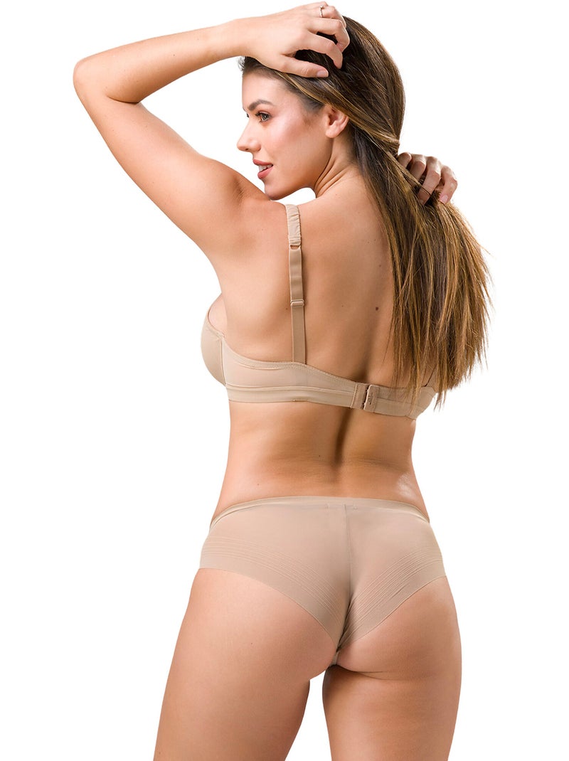 Soutien-gorge armaturé balconnet lust peau Beige - Kiabi