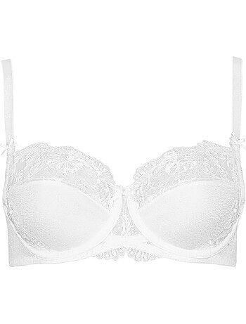 Soutien-gorge armaturé caroline blanc f, g