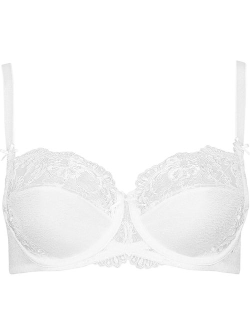Soutien-gorge armaturé caroline blanc f, g - Kiabi Soutien-gorge armaturé caroline blanc f, g - Kiabi
