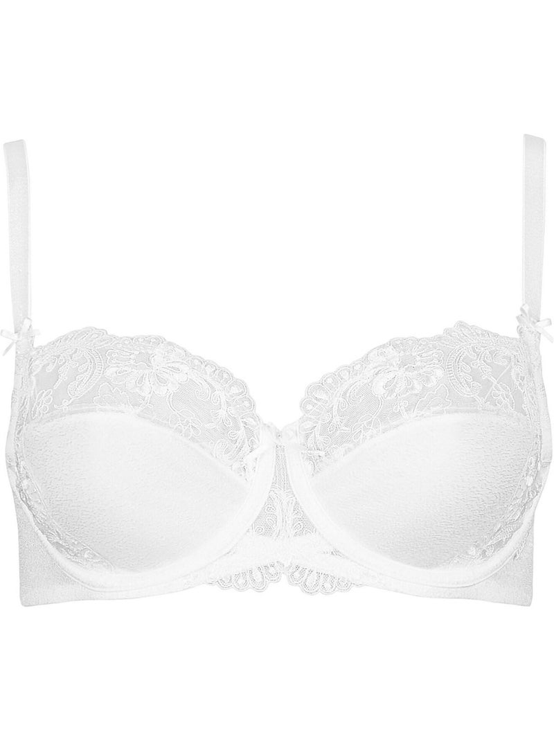 Soutien-gorge armaturé caroline blanc f, g Blanc - Kiabi