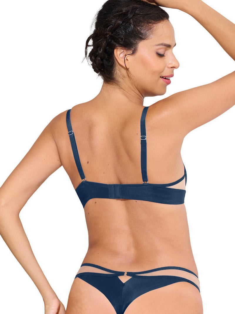 Soutien-gorge armaturé charisma Bleu - Kiabi