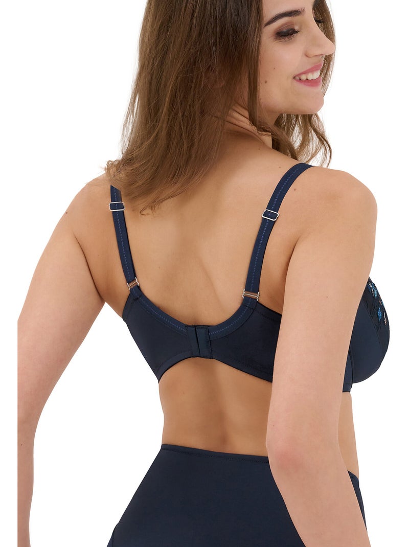 Soutien-gorge armaturé mirabelle Bleu - Kiabi