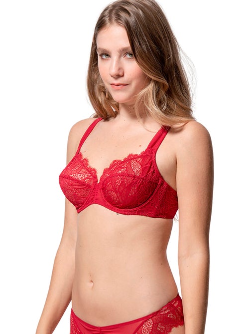 Soutien-gorge armaturé orchidea rouge - Kiabi Soutien-gorge armaturé orchidea rouge - Kiabi