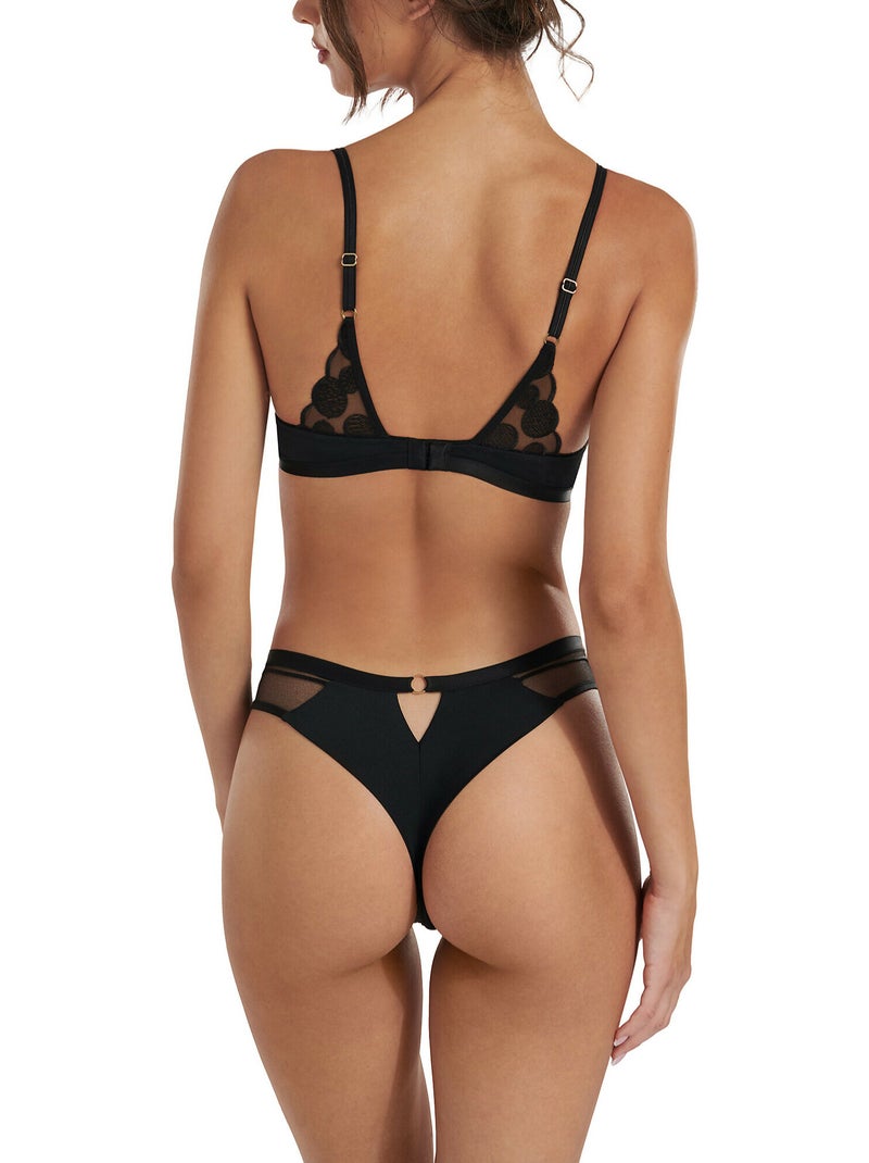 Soutien-gorge armaturé venus Noir - Kiabi