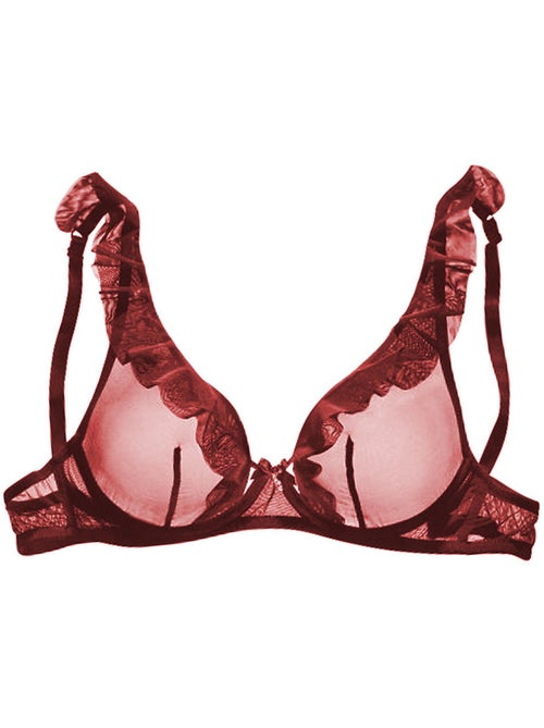 Soutien-gorge armaturé voile sexy - Kiabi Soutien-gorge armaturé voile sexy - Kiabi