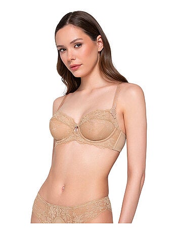 Soutien-gorge balconnet armaturé venus