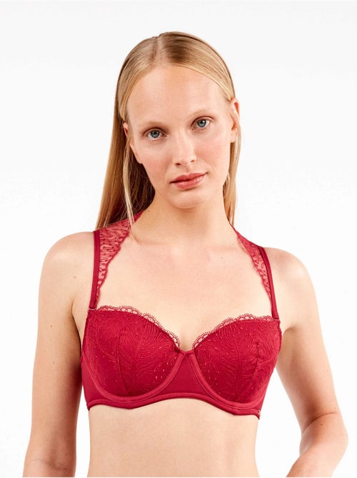 Soutien-gorge balconnet bretelles amovibles - Kiabi
