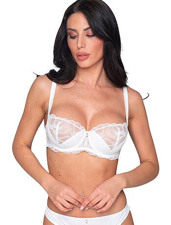 Soutien-gorge balconnet demi bonnet melody mariage