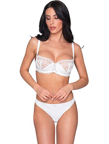 Soutien-gorge balconnet demi bonnet melody mariage