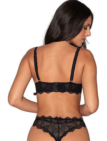 Soutien-gorge balconnet orchidea noir