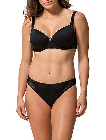Soutien-gorge balconnet préformé celebration noir