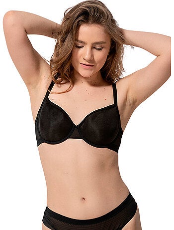 Soutien-gorge balconnet spacer lust noir