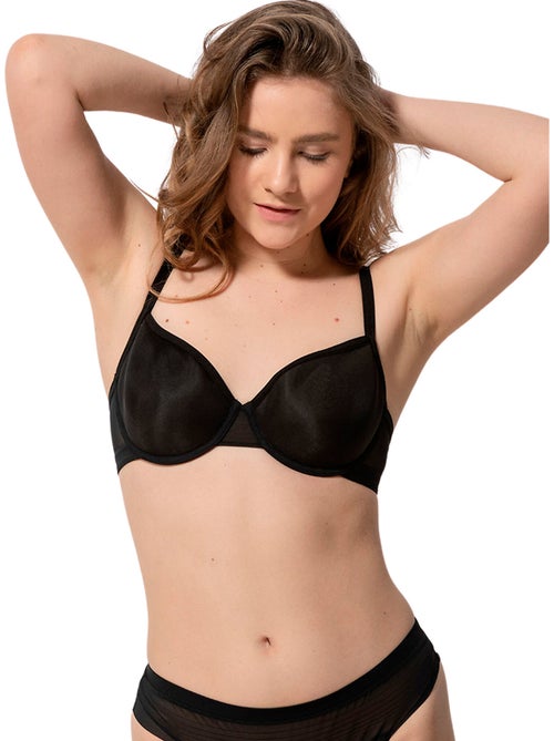 Soutien-gorge balconnet spacer lust noir - Kiabi