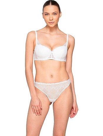 Soutien-gorge balconnet trois-quarts pearl