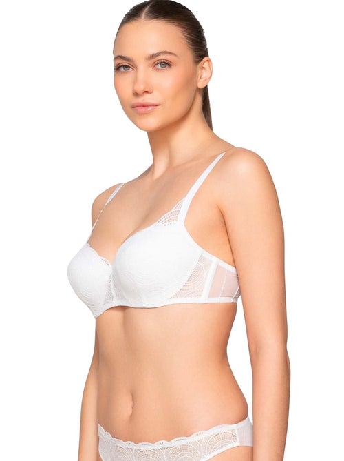 Soutien-gorge balconnet trois-quarts pearl - Kiabi Soutien-gorge balconnet trois-quarts pearl - Kiabi