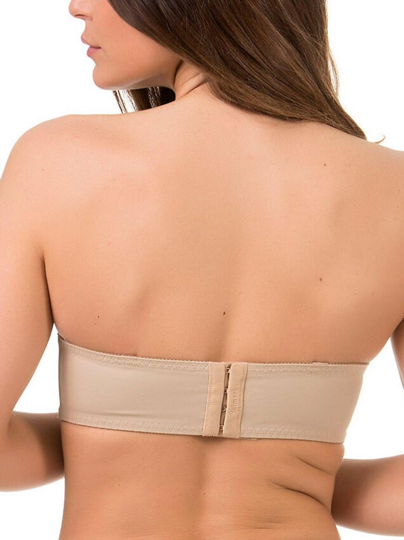 Soutien-gorge bandeau adriana peau Beige - Kiabi