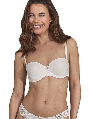 Soutien-gorge bandeau armaturé préformé alicia mariage