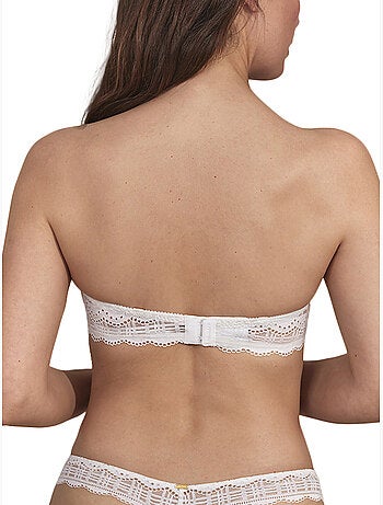 Soutien-gorge bandeau armaturé préformé alicia mariage