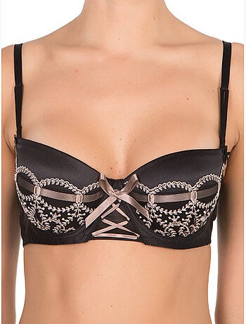 Soutien-gorge bandeau balconnet cabaret